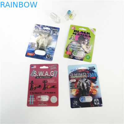 Enhancement Pills 350g Rhino 69 3D Blister Card Plastic
