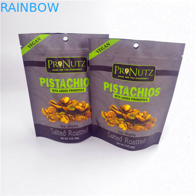 Pistachio Dried Fruits 150 Micron OPP Plastic Pouches Packaging