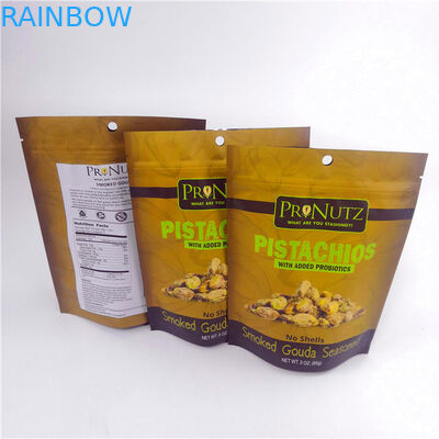 Gravure Printing Mylar Food Standing Pouch For Organic Food