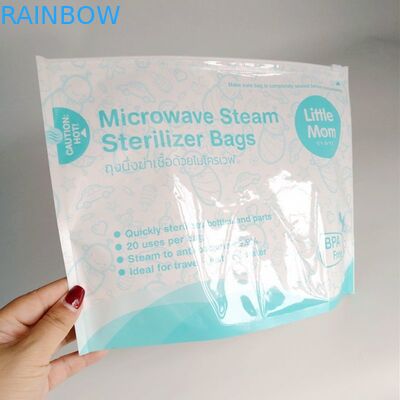 150 Micron PET Microwave Sterilizer Bags For Baby Feeding Bottles