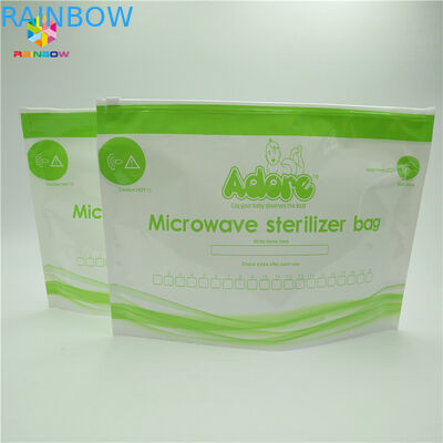 150 Micron PET Microwave Sterilizer Bags For Baby Feeding Bottles