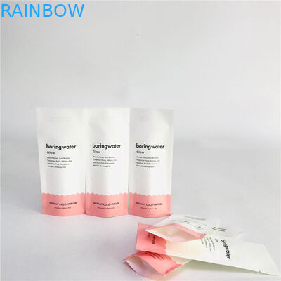 Resealable Gravure Printing PLA Biodegradable Kraft Paper Bags