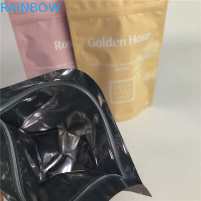 SGS Laminated OPP Stand Up Foil Bag For Bath Salt