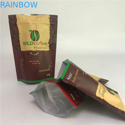 Digital Printing Samples Available Matte Aluminum Foil Bags Customized Bags For Coffee Packaging