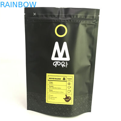 Custom Printed Matte Aluminum Foil Stand up Bags with Zipper Mylar Bags