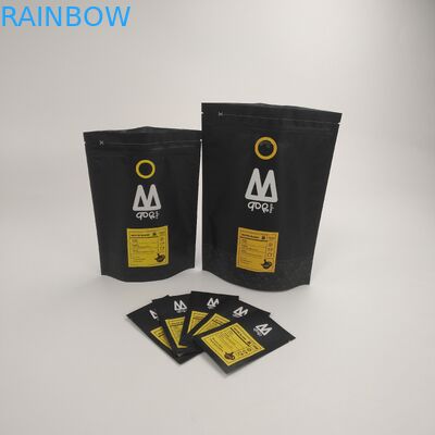 Customized Stand Up Biodegradable Packaging Coffee Bag 250g 500g Coffee Tea Food Grade Packaging Bag With Valve