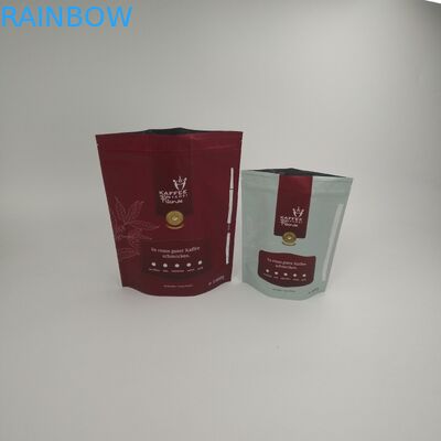 Stand Up Zipper Matt Food Grade Packing Coffee Bag  Biodegradable Packaging Coffee Bags With Customized Logo