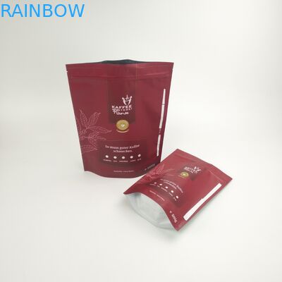 Stand Up Zipper Matt Food Grade Packing Coffee Bag  Biodegradable Packaging Coffee Bags With Customized Logo