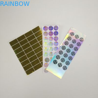 VMPET MOPP Holographic Adhesive Private Stickers For Boxes
