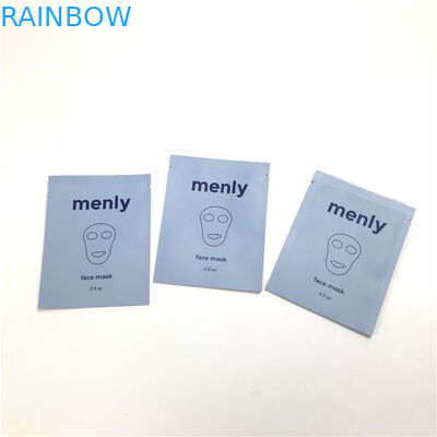 Sample Free Disposable Cosmetic Sample Pouch For Shampoo Eye Serum Facial Cleanser Three Side Sealed Sachet