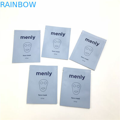 Sample Free Disposable Cosmetic Sample Pouch For Shampoo Eye Serum Facial Cleanser Three Side Sealed Sachet