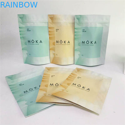 Digital Printing Smell Proof Packaging Bags Matte Aluminum Foil Bags with Zipper