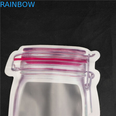 Special Shaped Printing Logo Food Grade Juice Milk Jelly Liquid Stand up Bottle Shape Sachets
