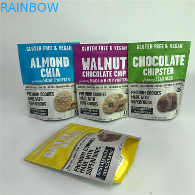 Digital Printing Resealable Matte Aluminum Foil Stand up Bags Food Packaging Bags