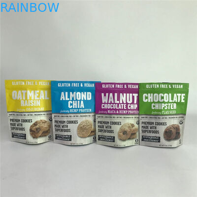 Digital Printing Resealable Matte Aluminum Foil Stand up Bags Food Packaging Bags