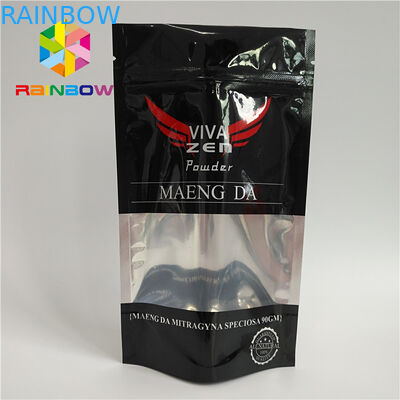 Custom Accepted Matte Aluminum Foil Packaging Bags  Mylar Bags with Window