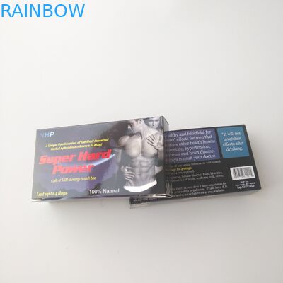 Custom Printed White Card Paper Health Care Pill Packaging Box