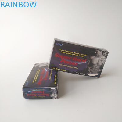 Custom Printed White Card Paper Health Care Pill Packaging Box
