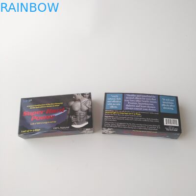 Custom Printed White Card Paper Health Care Pill Packaging Box