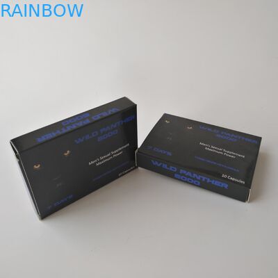 Custom Printed White Card Paper Health Care Pill Packaging Box