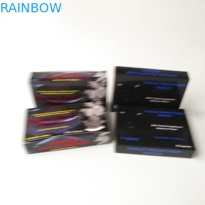 Custom Logo Recycled Cosmetic Contact Lenses Packaging Paper Box Glossy Pills Eyelash Rectangular Makeup Packing Paper B