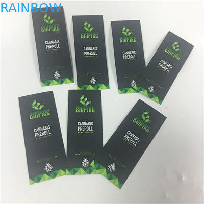 Digital Printing Preroll Glossy Packaging Mylar Bags Customized Aluminum Foil Smell Proof  Cigar Joint Packaging