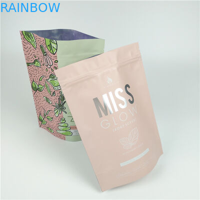 Custom Print Food Grade Stand Up  Pouches Bath Salt Packaging Bag With Zipper