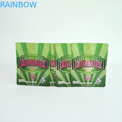 Custom Accepted Glossy Aluminum Foil Packaging Bags Resealable Mylar Packaging Bags