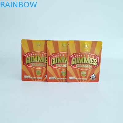 Custom Accepted Glossy Aluminum Foil Packaging Bags Resealable Mylar Packaging Bags