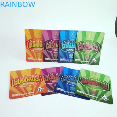 Custom Accepted Glossy Aluminum Foil Packaging Bags Resealable Mylar Packaging Bags