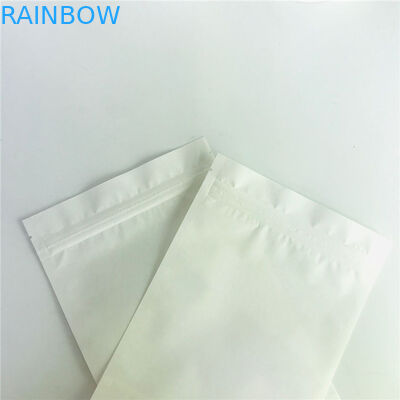 Digital Printing White Kraft Paper Biodegradable Bags with Zipper