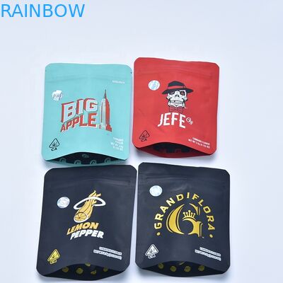 3.5 Grams Custom Printing Weed Packaging  Smell Proof Cookies Mylar Bags The Childproof  Bag