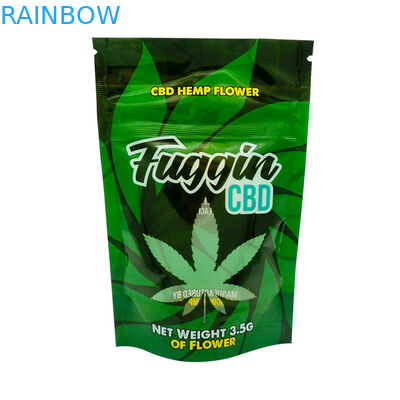 Smell Proof Hemp Flower CBD Edibles Cookies Child Resistant CR Exit  Mylar Pouch Bag