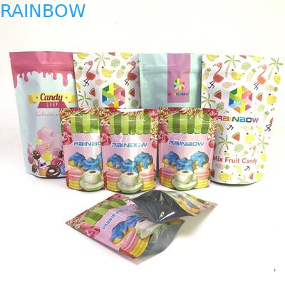 Digital printing Stand up Aluminum Foil Showing Bags Candy Packaging Bags