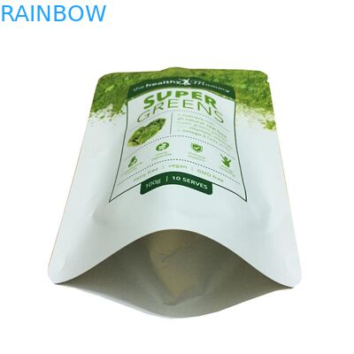 Tea Packaging Bags Zipper Heat Seal Plastic Custom Aluminum Foil Empty Tea Bags
