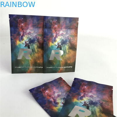 Customized Flat Pouches Aluminum Foil Showing Packaging Bags