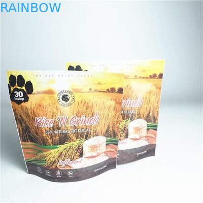 Customized Matte Aluminum Stand up Aluminum Foil Packaging Bags with Zipper