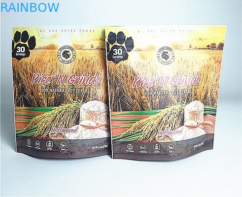 Customized Matte Aluminum Stand up Aluminum Foil Packaging Bags with Zipper