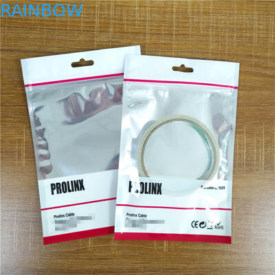 Digital Printing Transparent Flat Pouches Zip Lock Customized Plastic Bags