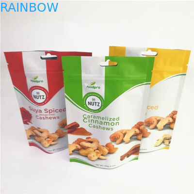 Matte Aluminum Foil Custom Accepted Stand up Pouches with Zipper