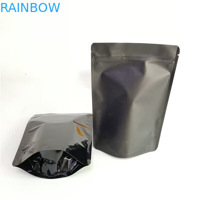 Matte or Glossy Aluminum Foil Custom Accepted Stand up Pouches with Zipper
