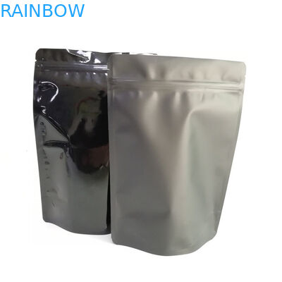 Matte or Glossy Aluminum Foil Custom Accepted Stand up Pouches with Zipper