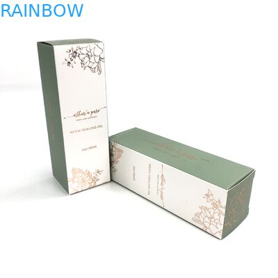 Custom Label Printing Foldable Paper Packaging Box For 10ml Essential Oil Bottles