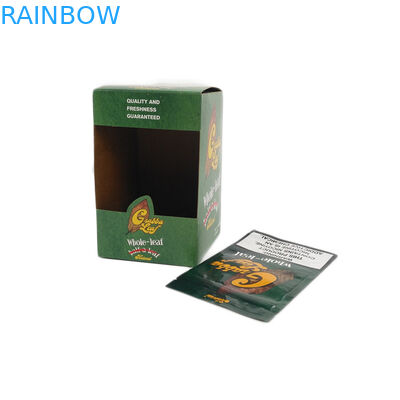 Custom Printed Aluminum Foil Natural Grabba Leaf Wraps Package Bags And Display Box For Dry Flowers Leaf Wrappers