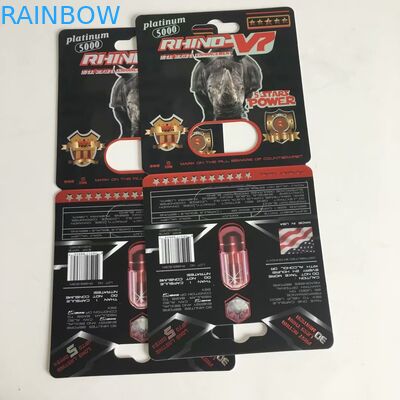 Customized Four Colors Magnum Paper Cards Papaer Boxes For Pill Capsules Packaging