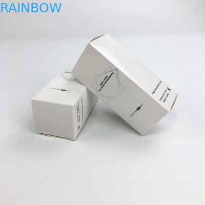 Wholesale Custom Hot Stamping Matt Film With 350g White Cardboard For Cosmetic Sample Food Eyelash Paper Box Packaging