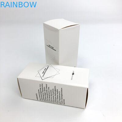 Wholesale Custom Hot Stamping Matt Film With 350g White Cardboard For Cosmetic Sample Food Eyelash Paper Box Packaging