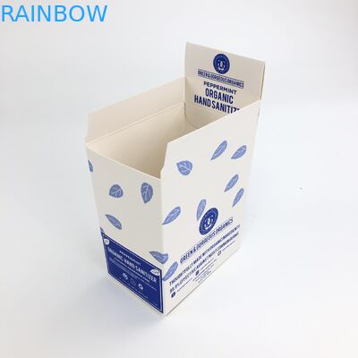 Custom Matt Film UV Embossed With 400g 350g Thickness White Cardboard For 30ml 60ml Bottles Display Paper Box Packaging