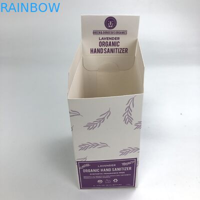 Custom Matt Film UV Embossed With 400g 350g Thickness White Cardboard For 30ml 60ml Bottles Display Paper Box Packaging