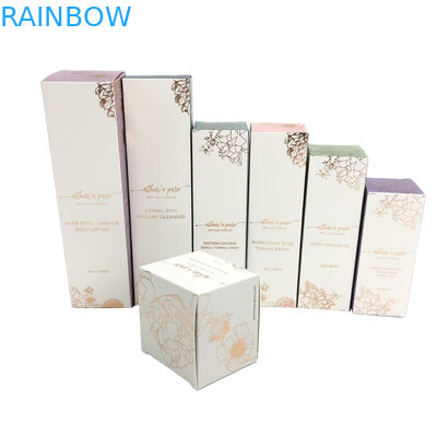 Cosmetic Packaging Paper Box Recycled Colour Printing Logo Custom Eyelash Packaging Box With Gold Foil Stamping